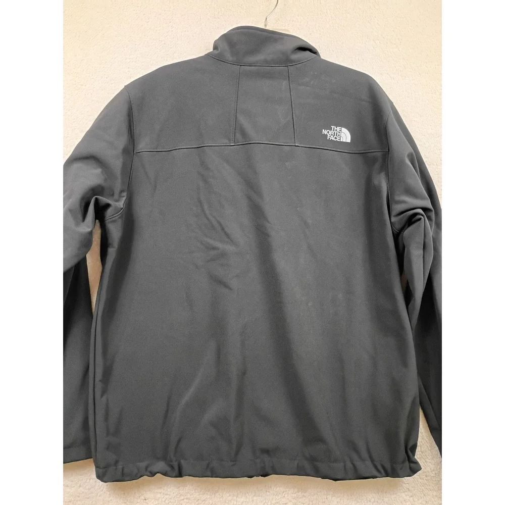 The North Face Softshell Jacket Mens XL Black GridPoint Apex Bionic Windproof